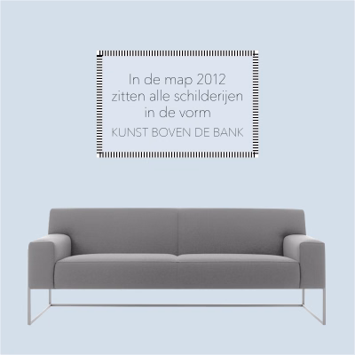 KUNST boven de bank