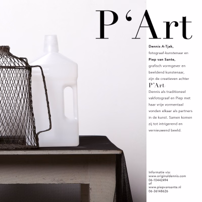 P’Art – Partners in Art Promotiefolder achterkant